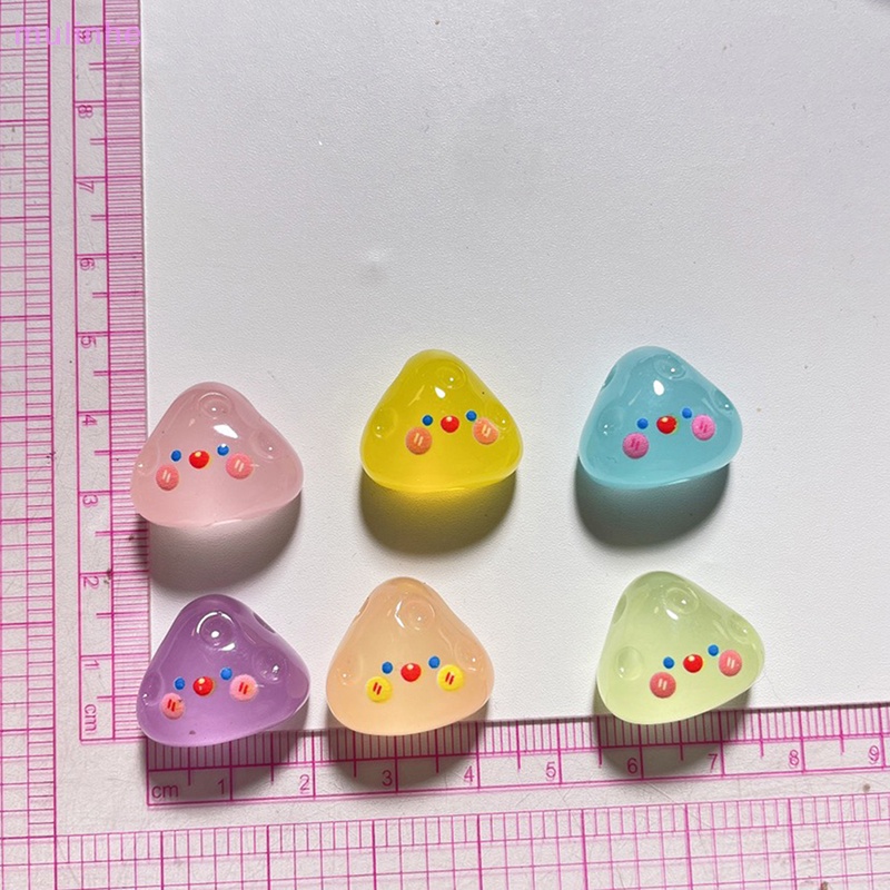 Set 5 Đồ trang trí Phô Mai Mini Bằng Nhựa Resin Phát Quang Dùng Để Trang Trí DIY