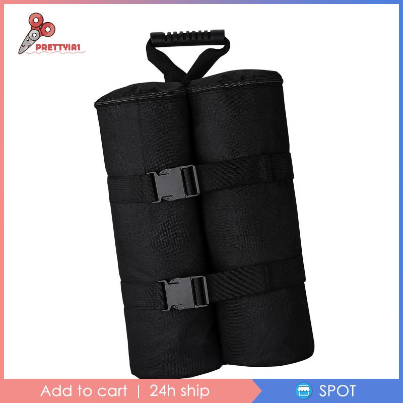 [Prettyia1] Túi Cát Màu Đen Để Dựng Lều Mái Hiên Không Cát