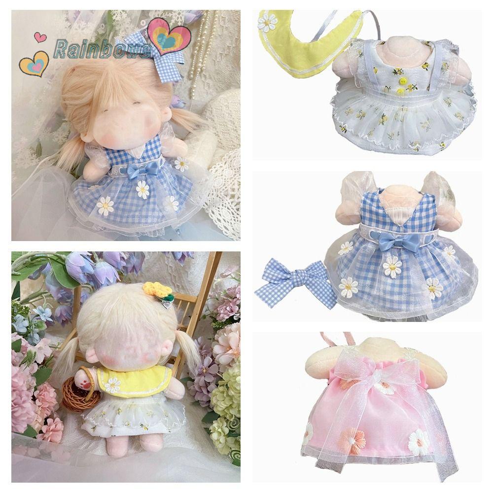 Set Băng Đô + Chân Váy Xòe Xinh Xắn Cho Búp Bê 20CM