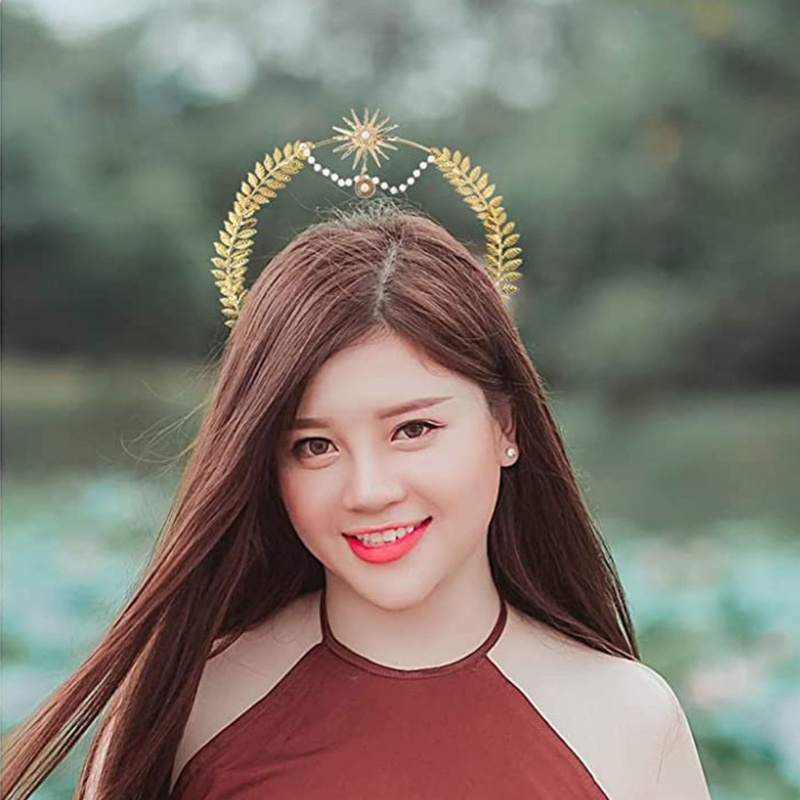 Băng Đô Cài Tóc Đính Đá Xinh Xắn Cho Cô Dâu