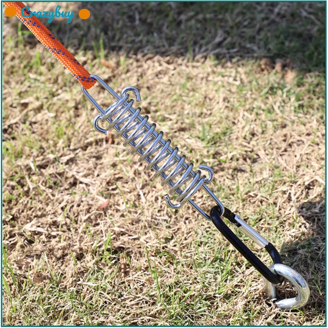 Cr Móc Khóa Dây Lều Cắm Trại Bằng Thép Không Gỉ