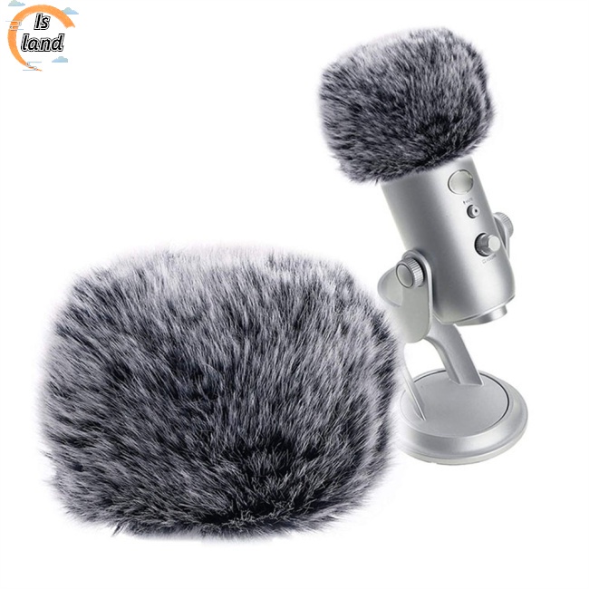Vỏ Bọc Micro Blue Yeti Condenser Phủ Lông Chắn Gió Tiện Dụng