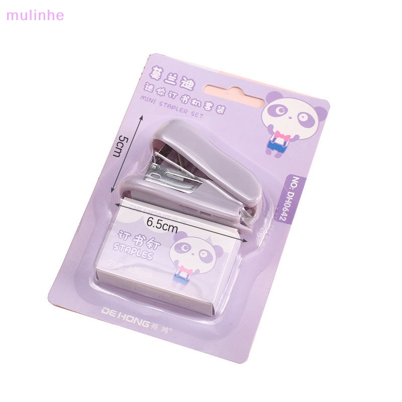 Mulinhe Morandi Bộ Dụng Cụ Dập Ghim Mini Hình Động Vật Hoạt Hình Dễ Thương Di Động Cho Học Sinh / Văn Phòng / Trường Học vn