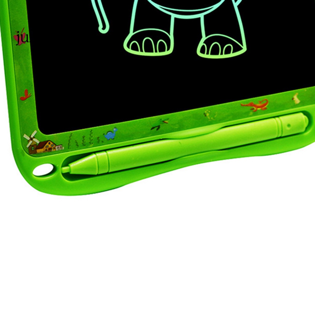 1 Bộ Bảng Viết Điện Tử Màn Hình LCD 10 Inch Một Cạnh Có Đèn Xanh Dương Cho Bé Mới Biết Đi