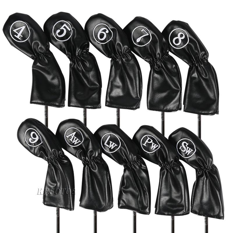 Set 10 Vỏ Bọc Đầu Gậy Đánh Golf Thêu Họa Tiết Kesoto2