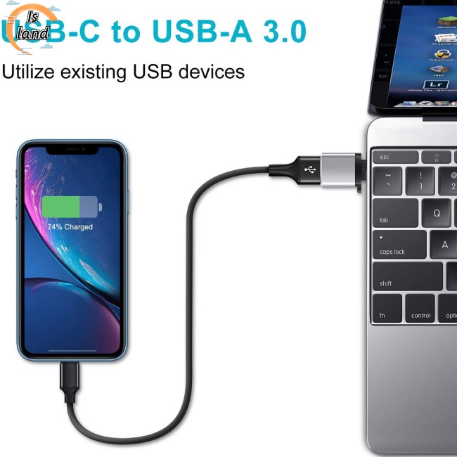 Cáp Otg Chuyển Đổi Type c Sang Usb 3.0 Cho Macbook Pro / Samsung / Xiaomi / Huawei