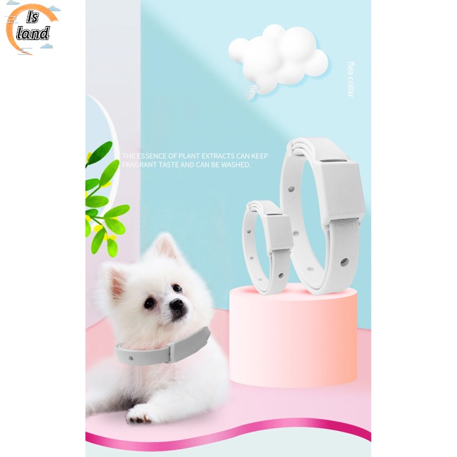 Vòng Cổ Mềm Chống Bọ Chét Chống Nước Chống Côn Trùng Dành Cho Thú Cưng
