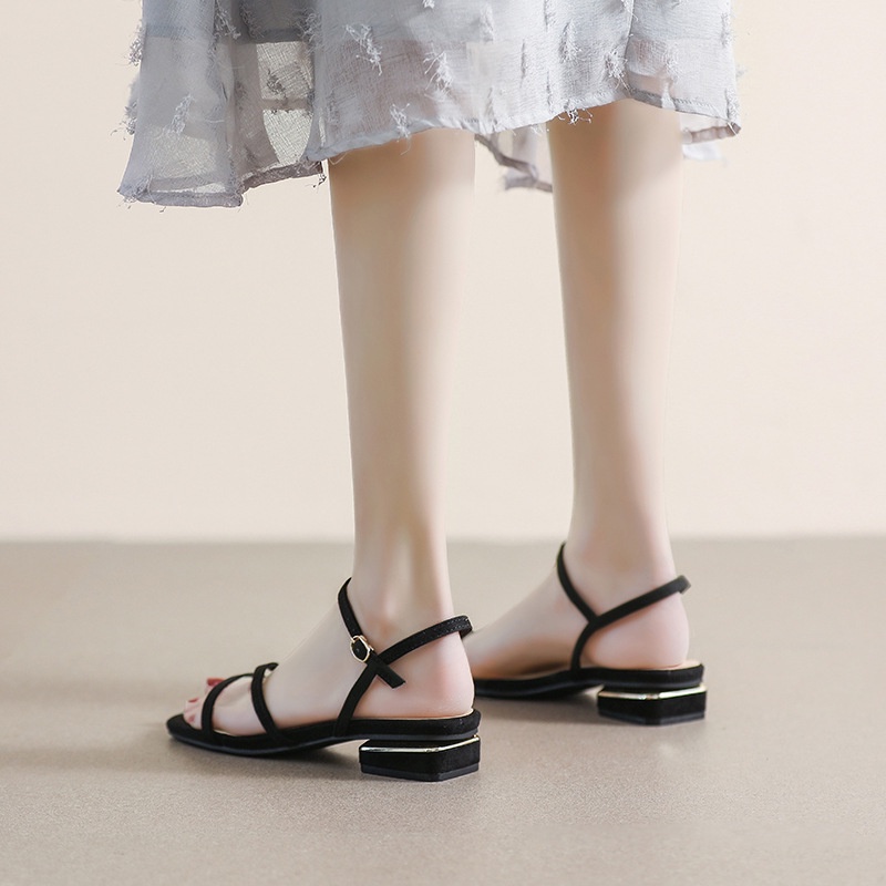 One Xăng đan Đế Bằng Phong Cách Hàn Quốc Thời Trang Mùa Hè 2023 Cho Nữ AA4228