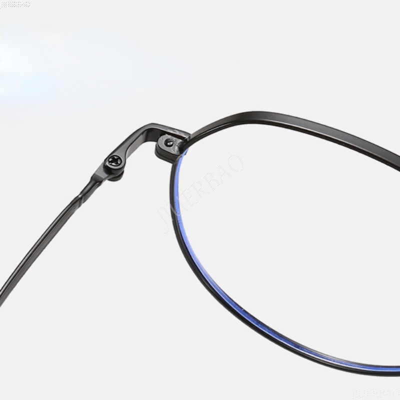 Kính Mát Gọng Kim Loại Tròn Chống Bức Xạ Hàn Quốc Cho 50 100 150 200 250 300 350 400 Y2k