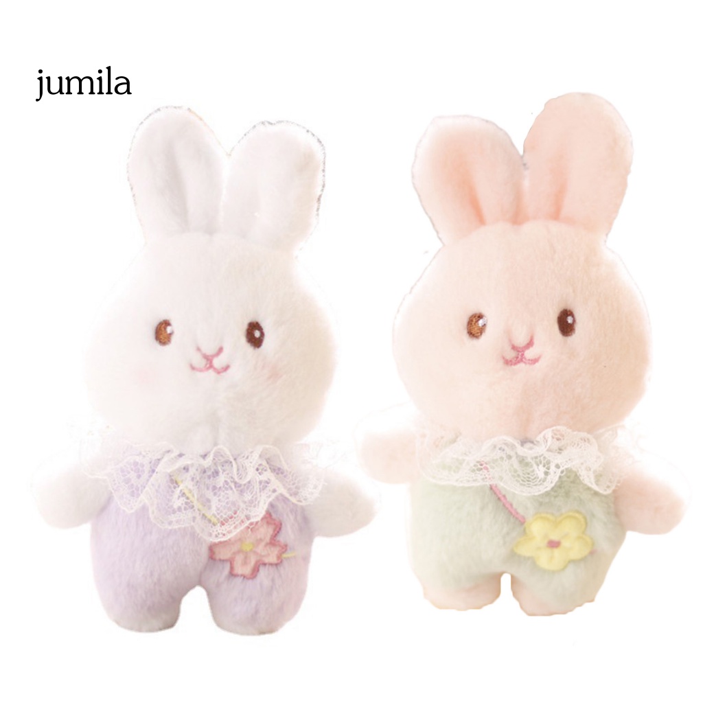 Thỏ Nhồi Bông 12cm Treo Chìa Khóa Dễ Thương Đa Năng