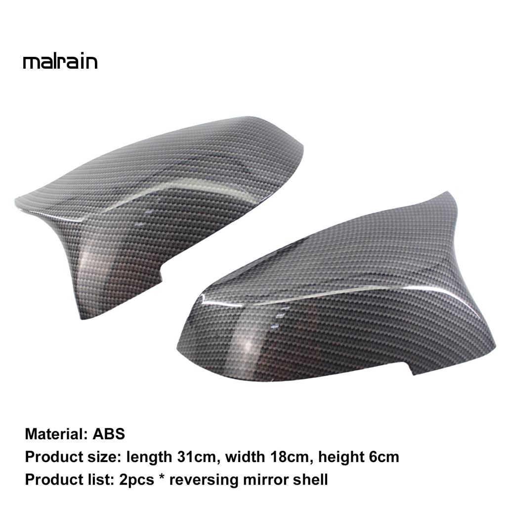 Bộ 2 Ốp Gương Chiếu Hậu Trái Phải Bằng Sợi Carbon Cao Cấp Cho Ô Tô 51167308683 51167308684 Phụ Kiện Chuyên Dụng Dành Cho BMW F10 F18 14-16