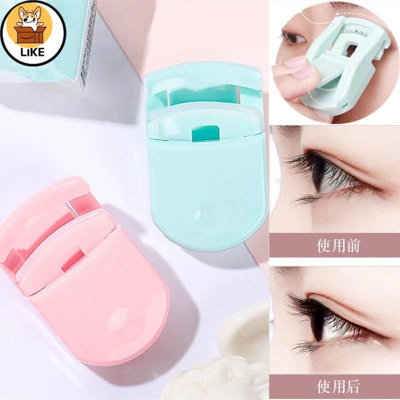 Dụng Cụ Uốn Mi Mini Màu Macaron Trang Điểm Mắt Cho Người Mới Bắt Đầu
