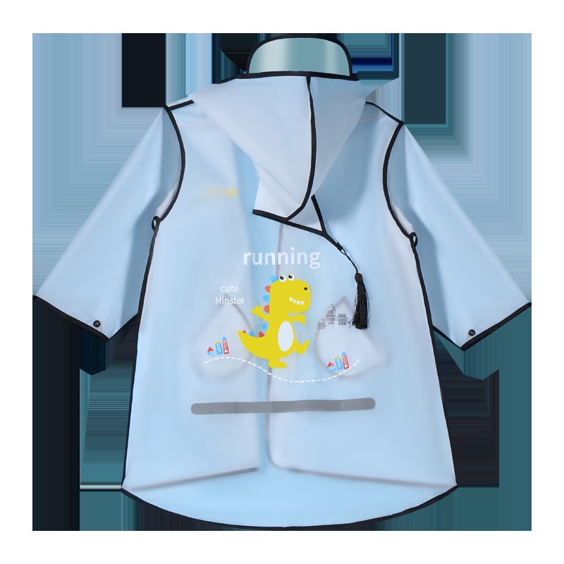 Áo Mưa Dày Dặn Chống Thấm Nước In Họa Tiết Hoạt Hình Dễ Thương Cho Bé