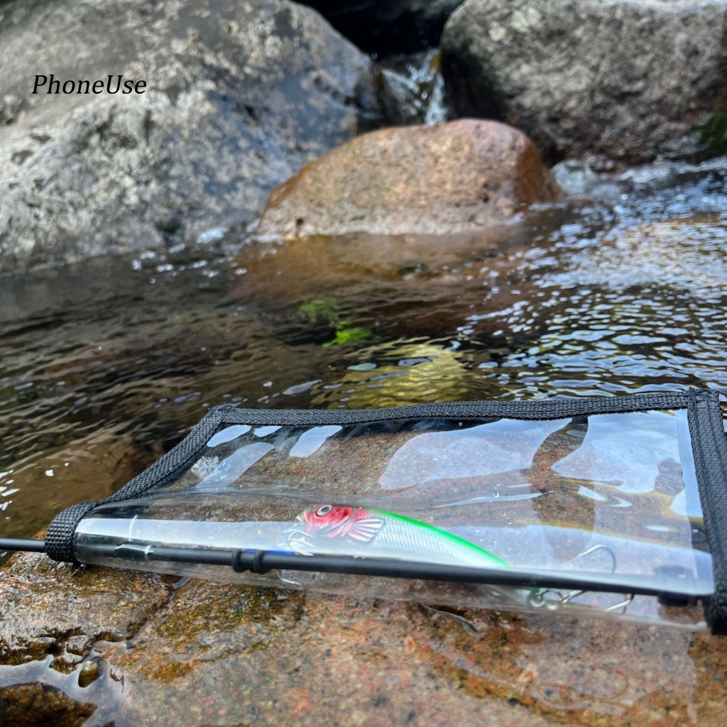 Vỏ Bọc Mồi Câu Cá Bằng PVC PU Co Giãn Trong Suốt Chống Thấm Nước