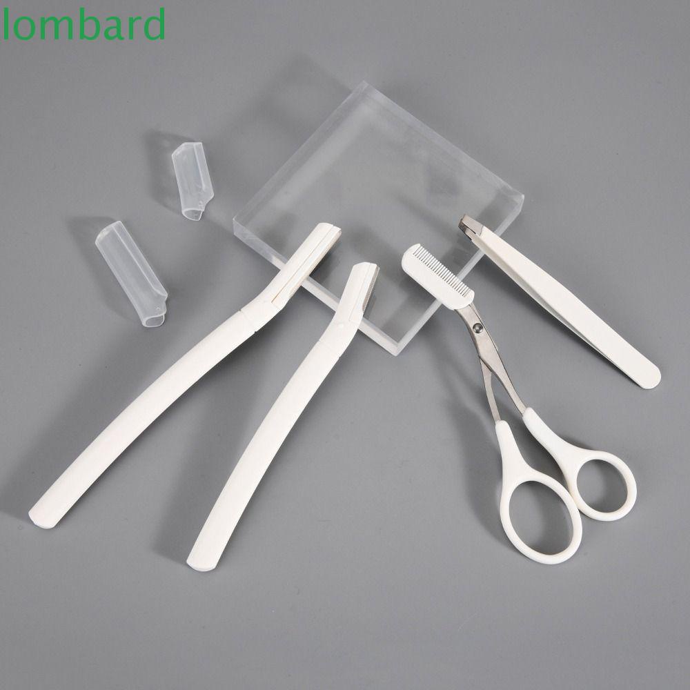 Bộ Dụng Cụ Tỉa Lông Mày Bằng Thép Không Gỉ Tiện Dụng Cho Nữ