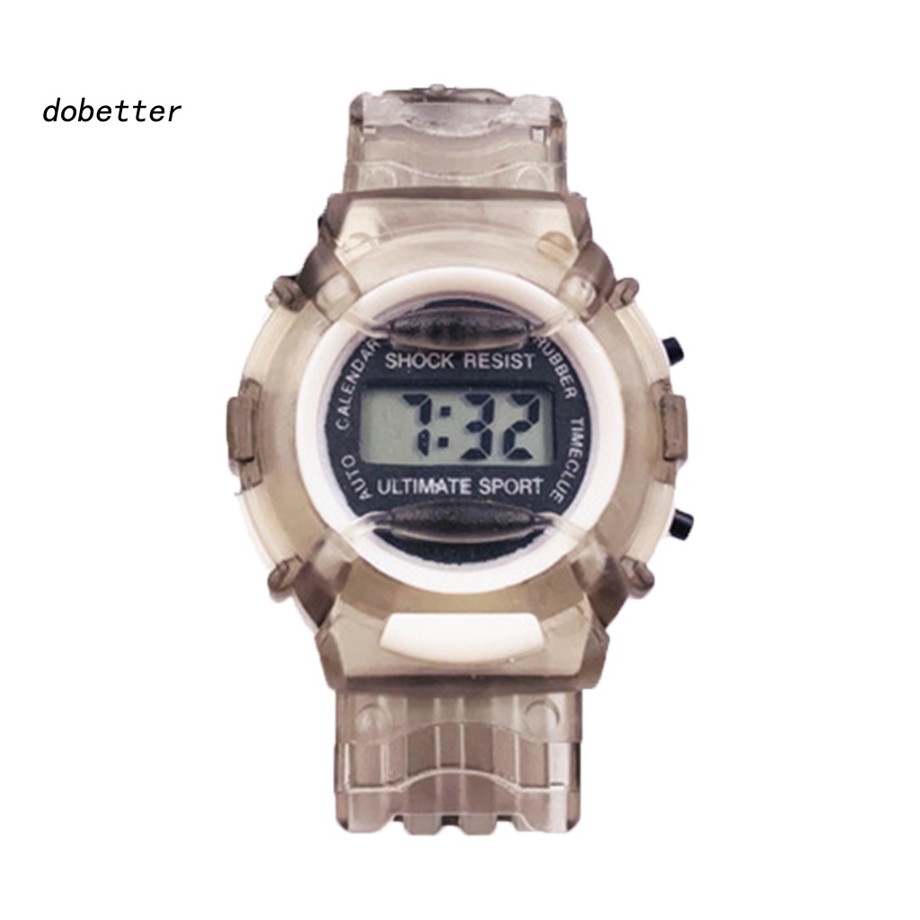 &lt; Dobetter &gt; Đồng Hồ Đeo Tay Điện Tử Mặt Tròn Chống Sốc Dễ Đọc Chính Xác Cho Trẻ Em