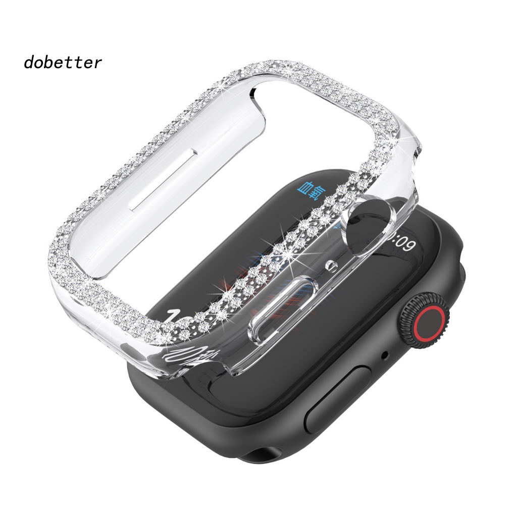 Vỏ BảO Vệ ChốNg Va ĐậP ĐíNh Kim Cương Giả Dễ DàNg CàI ĐặT Cho ĐồNg Hồ Apple Watch 8