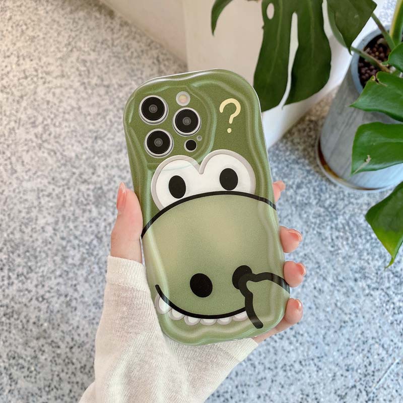 Ốp Điện Thoại Họa Tiết Khủng Long Dễ Thương Chống Sốc / Bụi Bẩn Cho IPhone 14 13 11 12 Pro Max 7 8 Plus X XR XSMAX