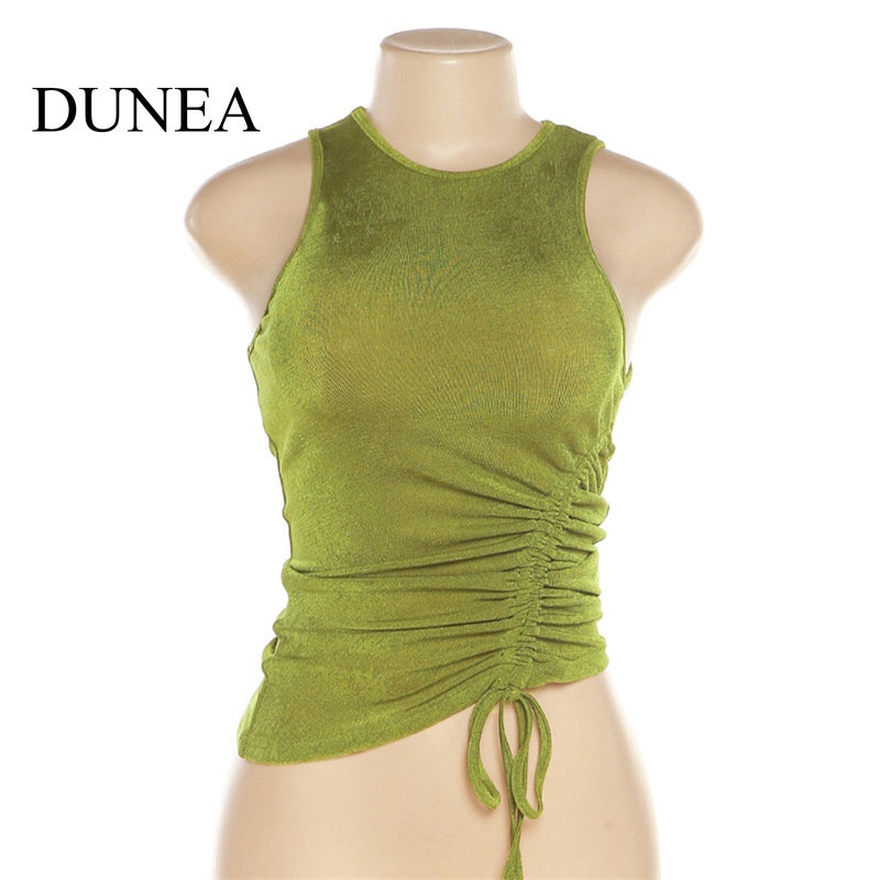 DUNEA Áo Thun Ôm Cổ Thuyền Thời Trang Cho Nữ