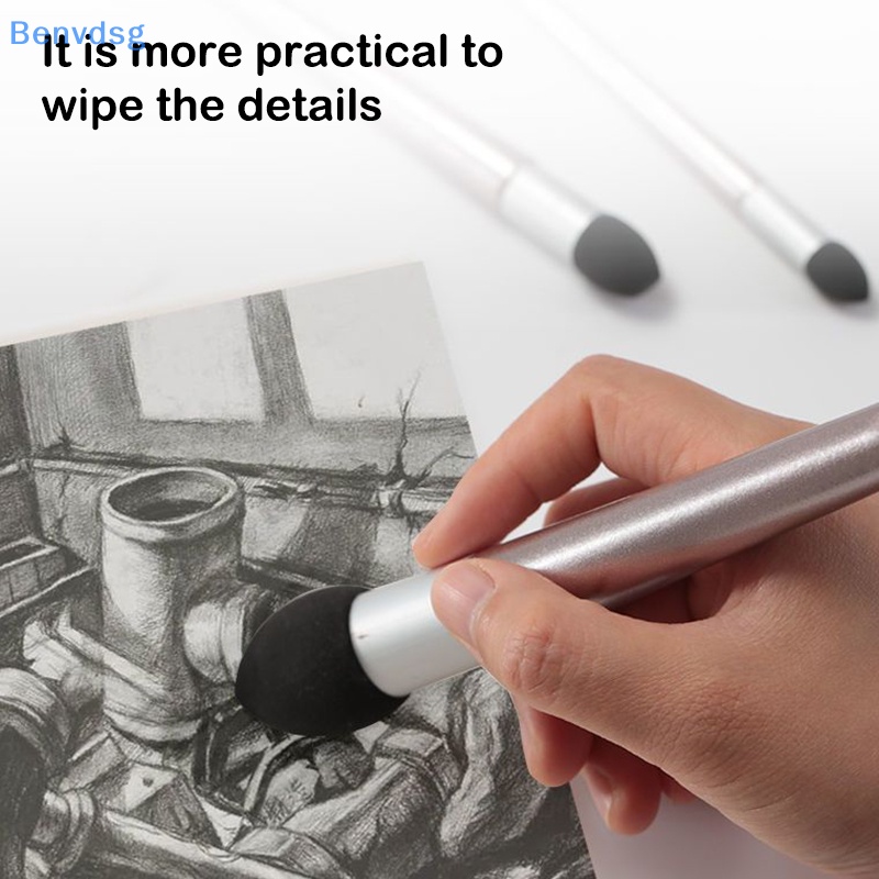 1 Cọ Xốp Chà Rửa Vẽ Phác Thảo Nghệ Thuật Bề Mặt Màu Xám