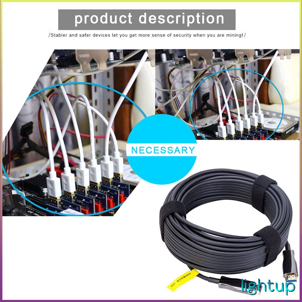 Cáp Quang 20M Dữ Liệu Sợi Tương Thích Hdmi Hỗ Trợ Dây Độ Nét Cao 2.0 4K@60Hz BB