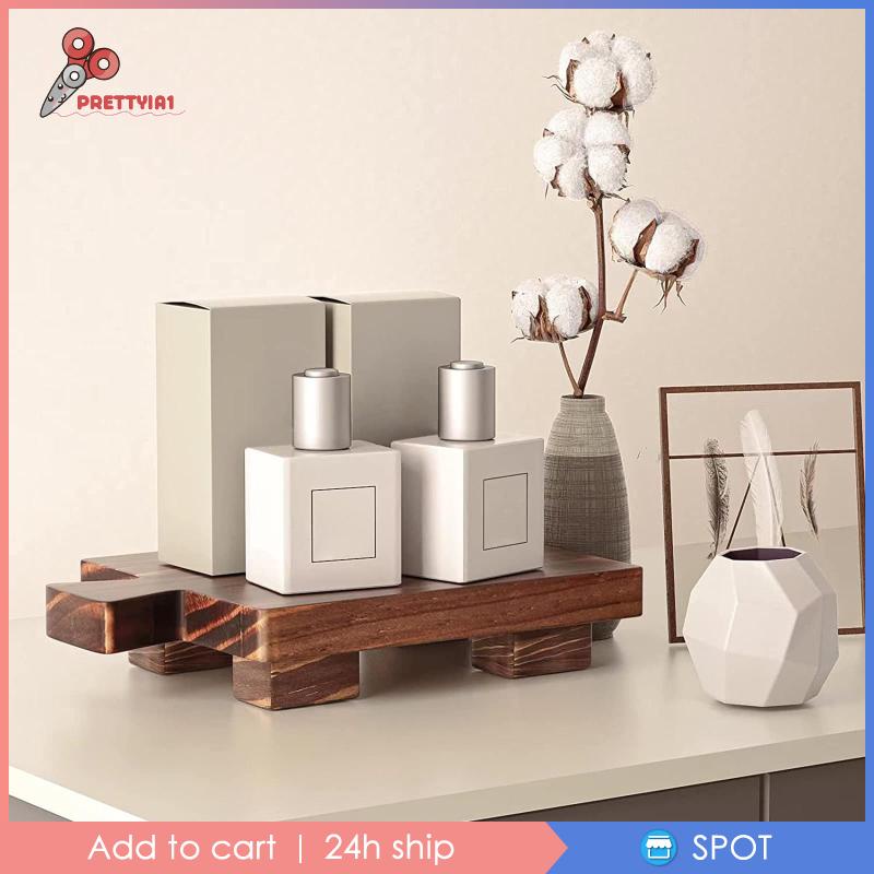 [Prettyia1] Giá Đỡ Nước Hoa Bằng Gỗ Chân Đứng Cho Quầy Bartop Home