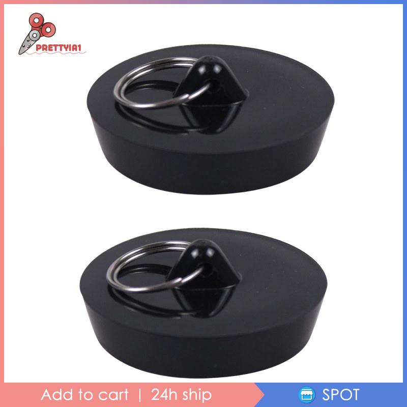 1 [Prettyia1] Set 2 Miếng Chặn Rác Bồn Rửa Chén Đường Kính 4.56cm-4.2cm