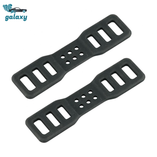 Galaxy Bộ 4 Dây Silicon Co Giãn Nhiều Kiểu Dáng Gắn Đèn Pha Xe Đạp