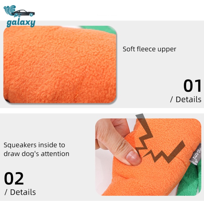 Galaxy Đồ Chơi Cà Rốt 2 Trong 1 Cho Thú Cưng