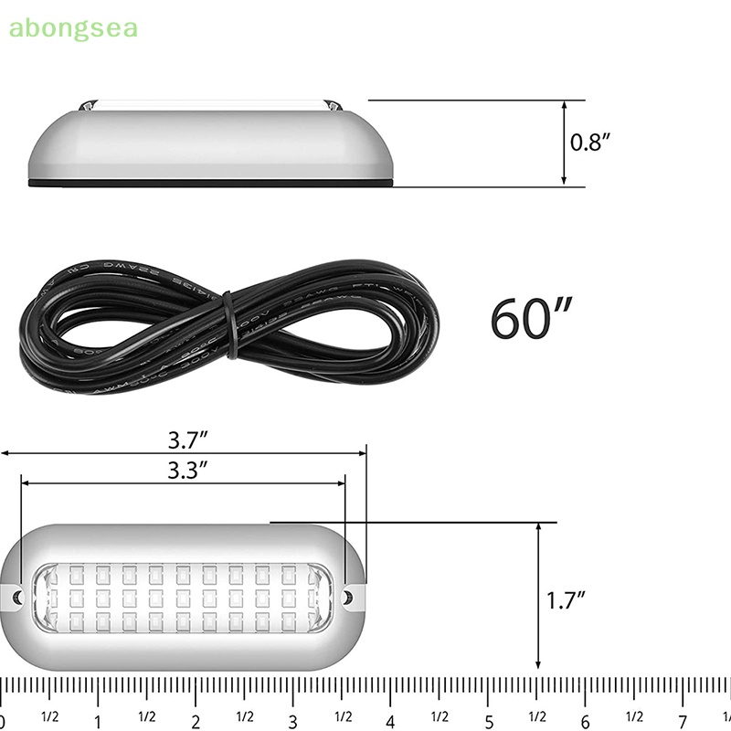 Đèn Led IP68 27LED 12V Bằng Thép Không Gỉ Chống Nước Cho Tàu Thuyền