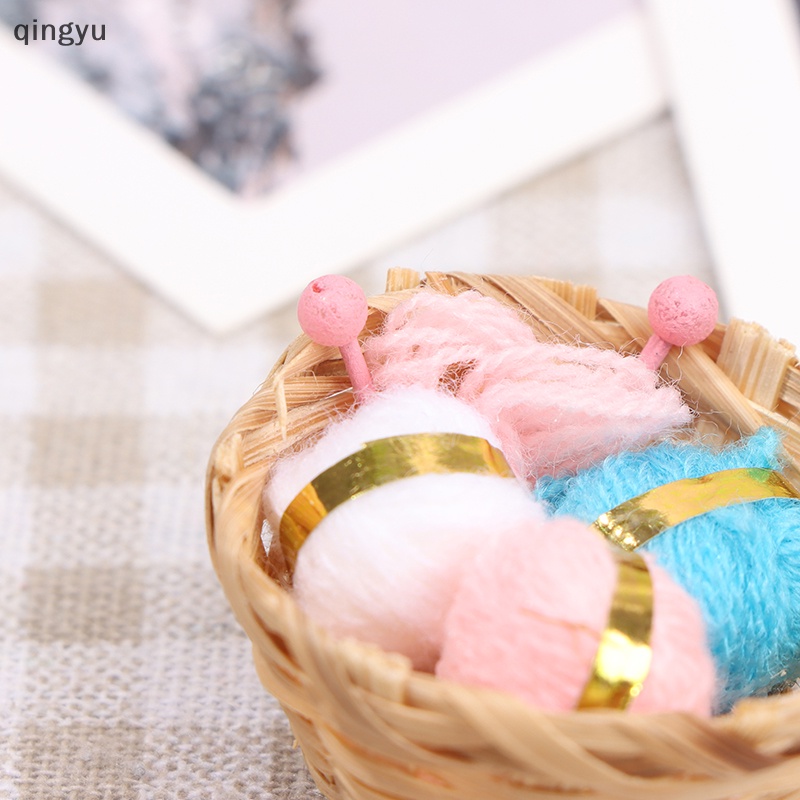 Giỏ Đan Tre Trang Trí Nhà Búp Bê Tỉ Lệ 1 / 12