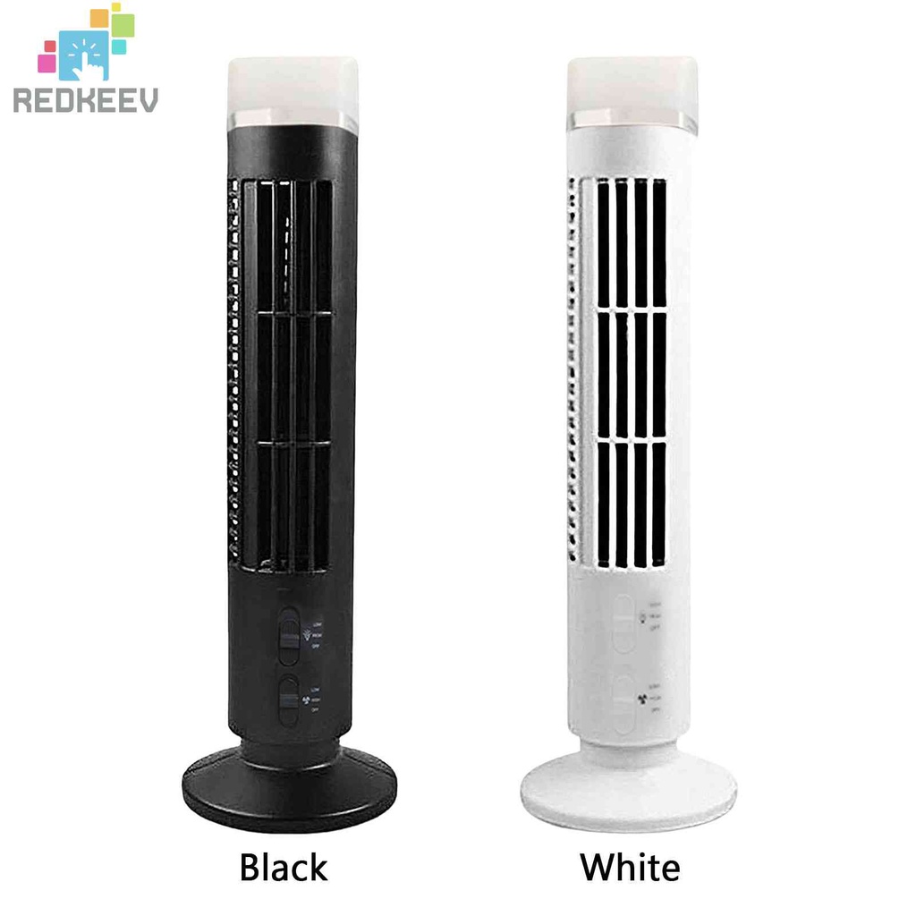 Quạt Tháp Mini Không Cánh 3W Kèm Sạc USB Tiện Dụng Cho Văn Phòng