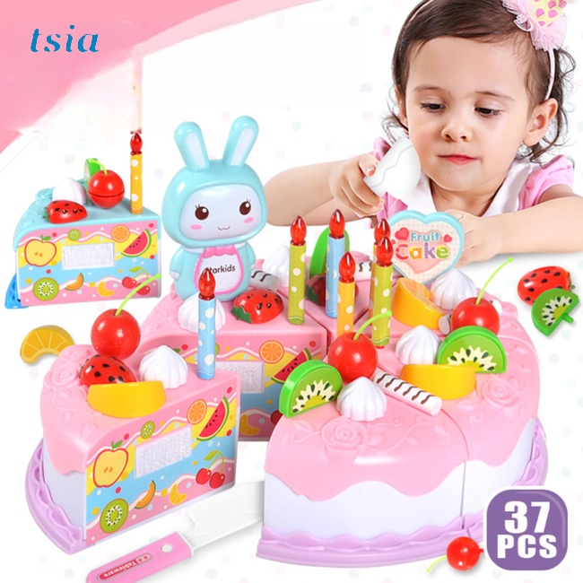 Bộ 37 Món Đồ Chơi Cắt Bánh Sinh Nhật Cho Bé