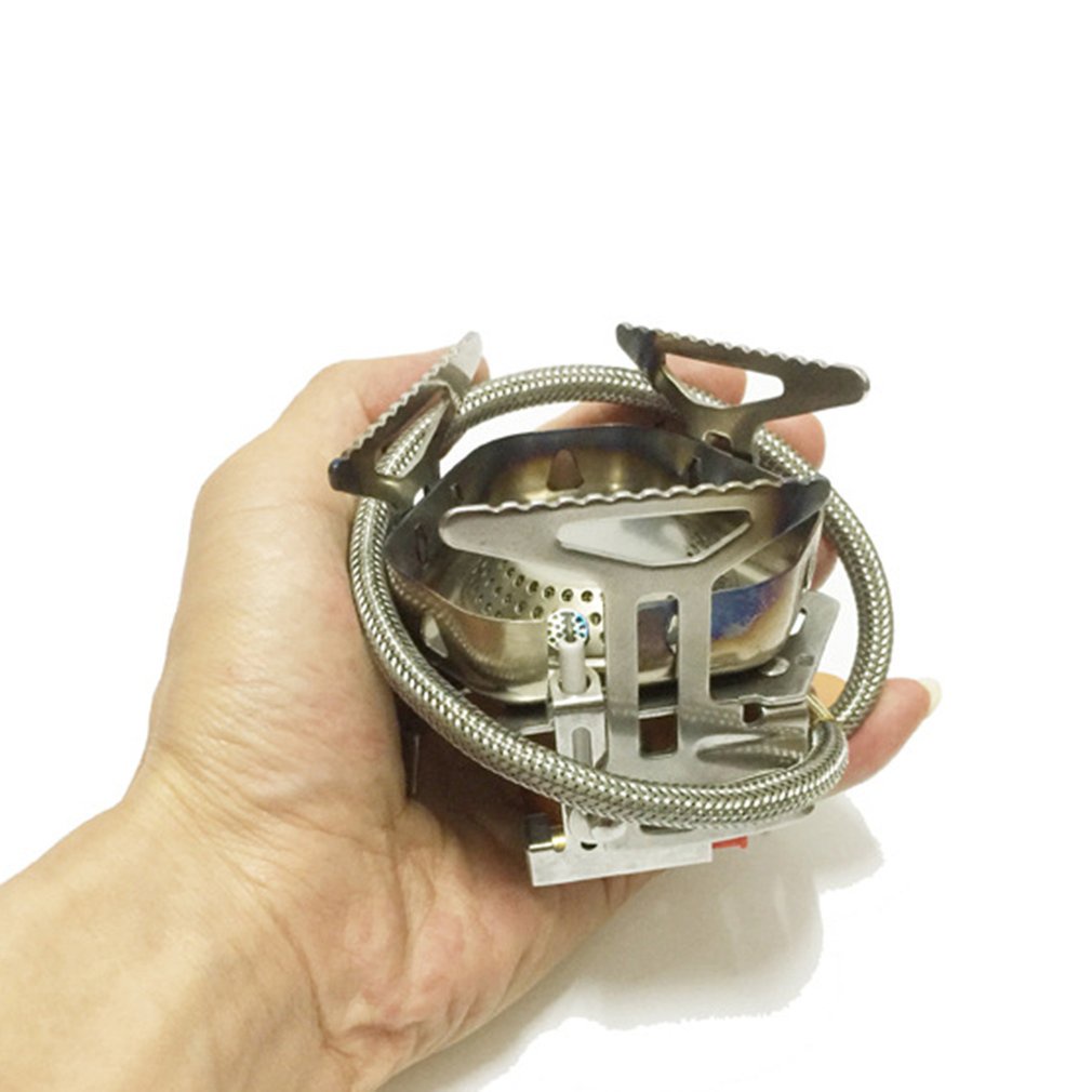 Outdoor Portable Stainless Steel Camping Windproof Picnic [Q/12]