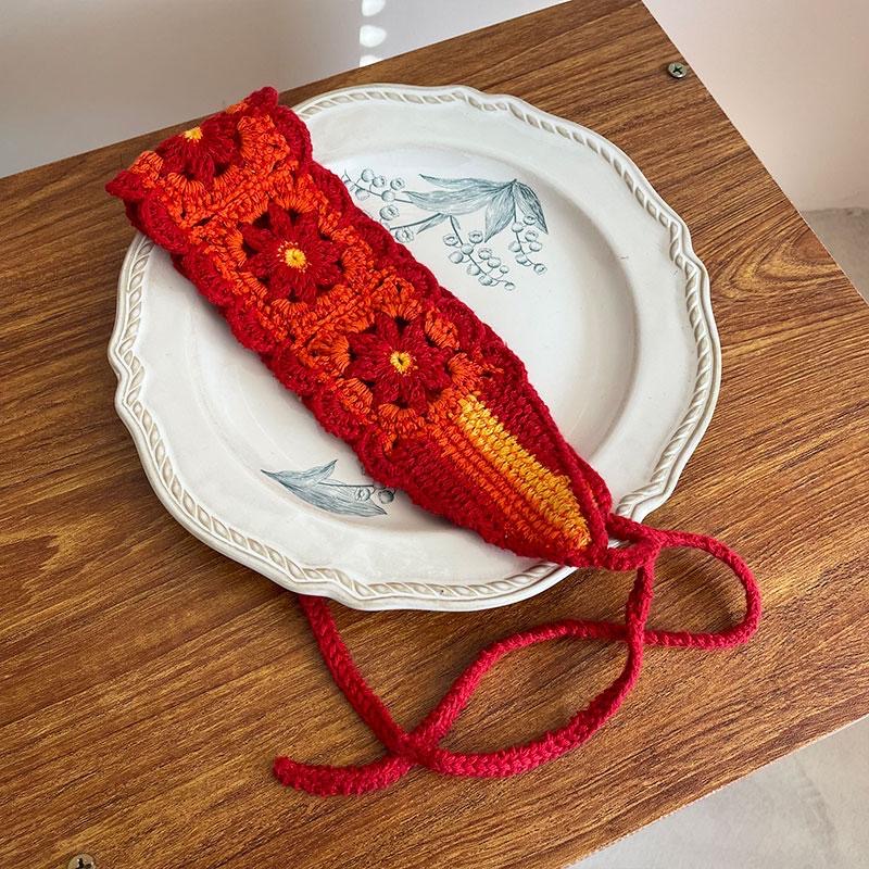 Băng Đô Dệt Kim Thủ Công Nhiều Màu Sắc Vintage Ngọt Ngào