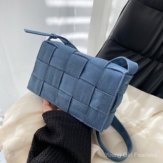 Túi Đeo Chéo Một Bên Vai Bằng Vải Denim Thời Trang Dành Cho Nữ