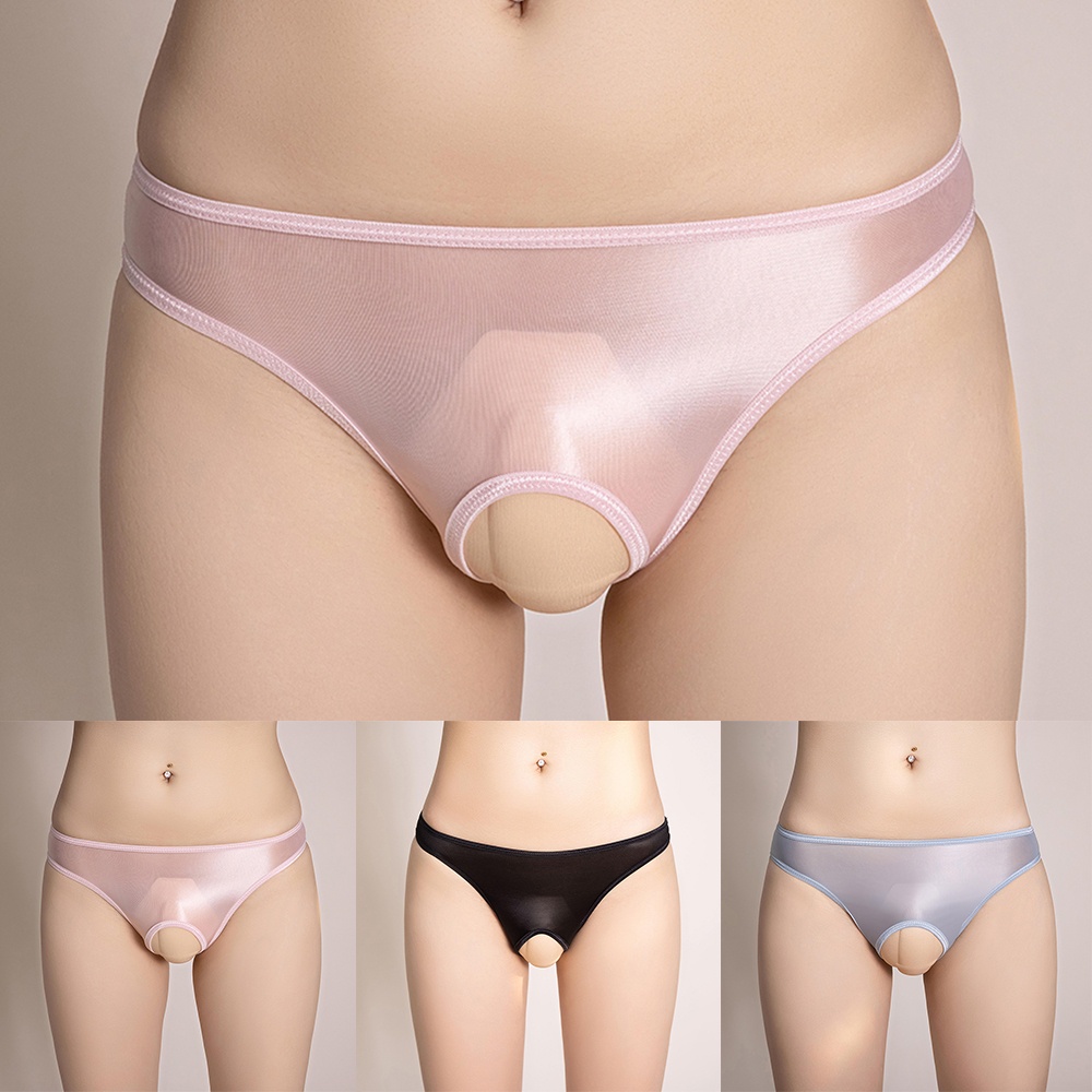 Quần Lót Nam Co Giãn Xuyên Thấu Màu Xanh Dương Đen Và Hồng