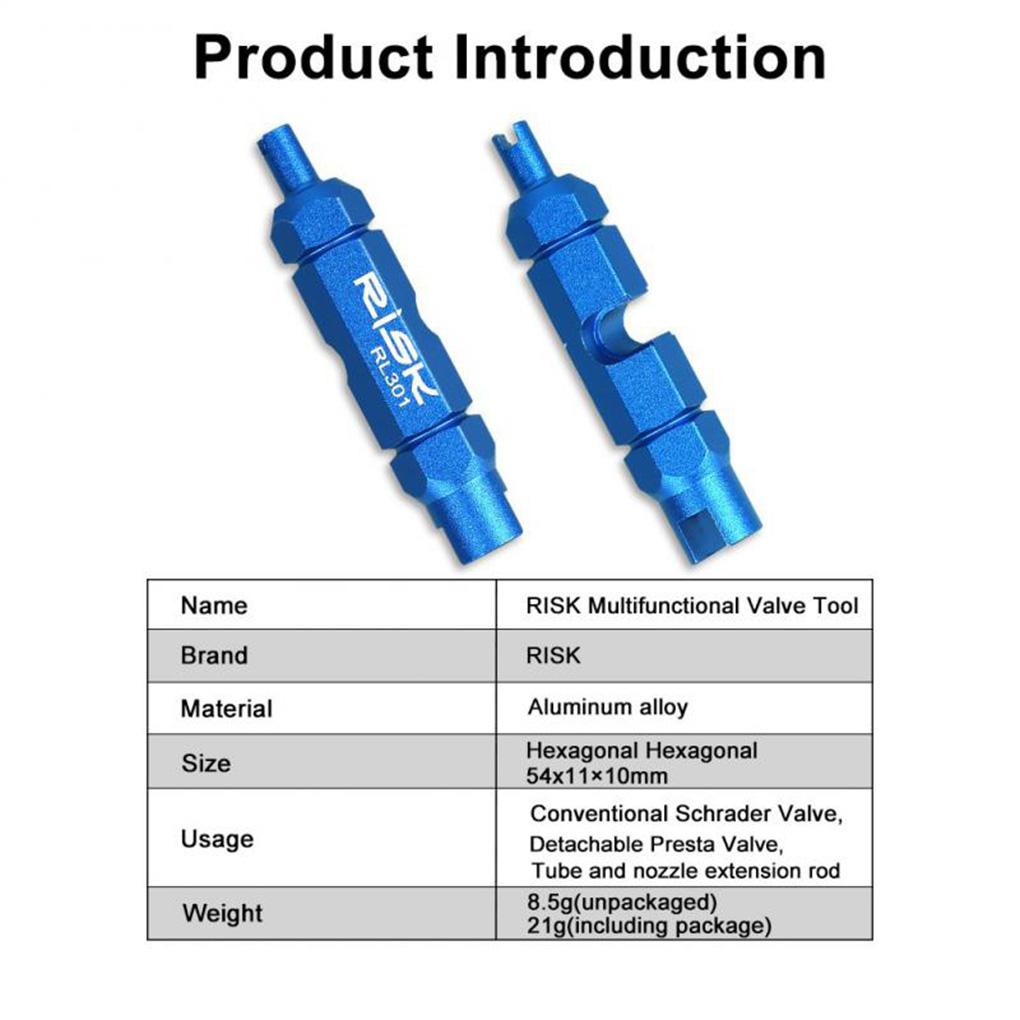 Dụng Cụ Cờ Lê Sửa Chữa Van Lốp Xe Đạp Leo Núi Bằng Hợp Kim Đa Năng Chuyên Nghiệp