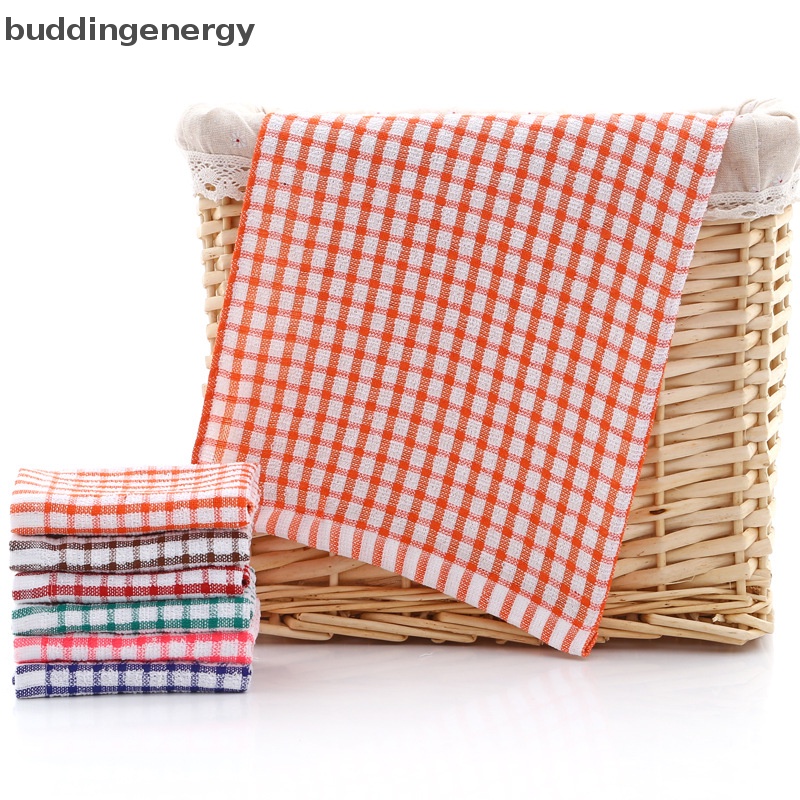 {BUDDI} Set 6 Khăn Cotton Lau Chén Dĩa Thấm Hút Tốt Cho Nhà Bếp {BUDDI}