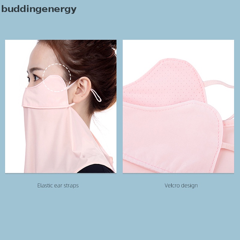 Khẩu Trang Lụa Lạnh Chống Tia UV Thoáng Khí Bảo Vệ Tai Và Cổ