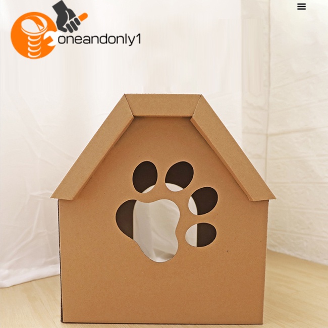 Nhà Giấy Mã Não Chống Mài Mòn Đồ Chơi Trong Nhà Cho Mèo