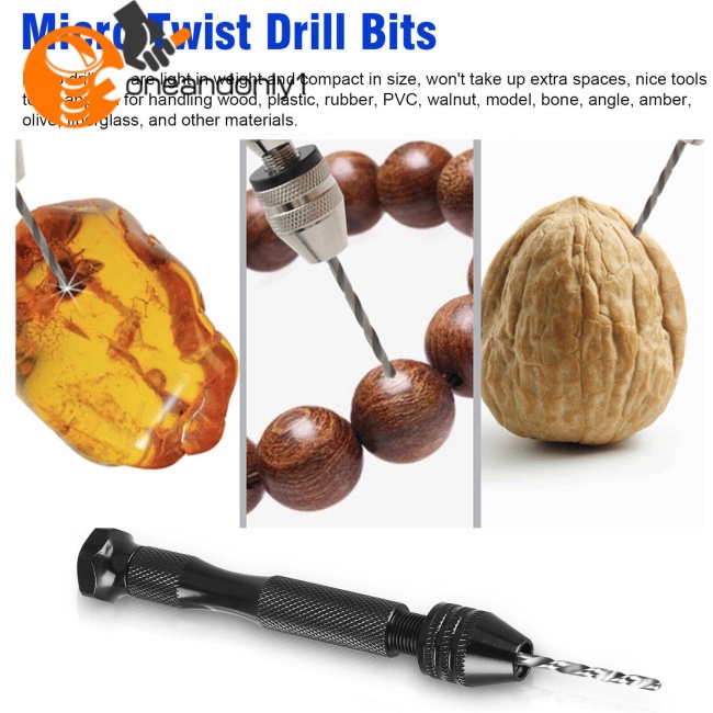 Bộ 26 Mũi Khoan Cầm Tay Mini Độ Cứng Cao Chống Rỉ Sét Diy