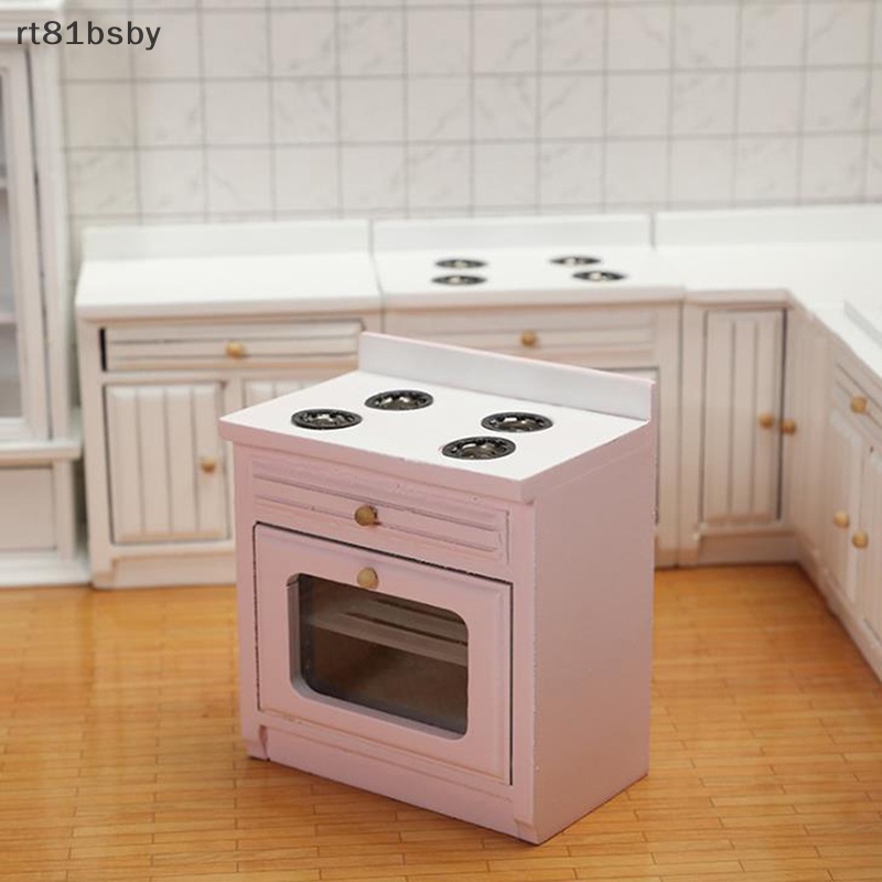 Mô Hình Tủ Bếp Trang Trí Nhà Búp Bê Tỉ Lệ 1: 12