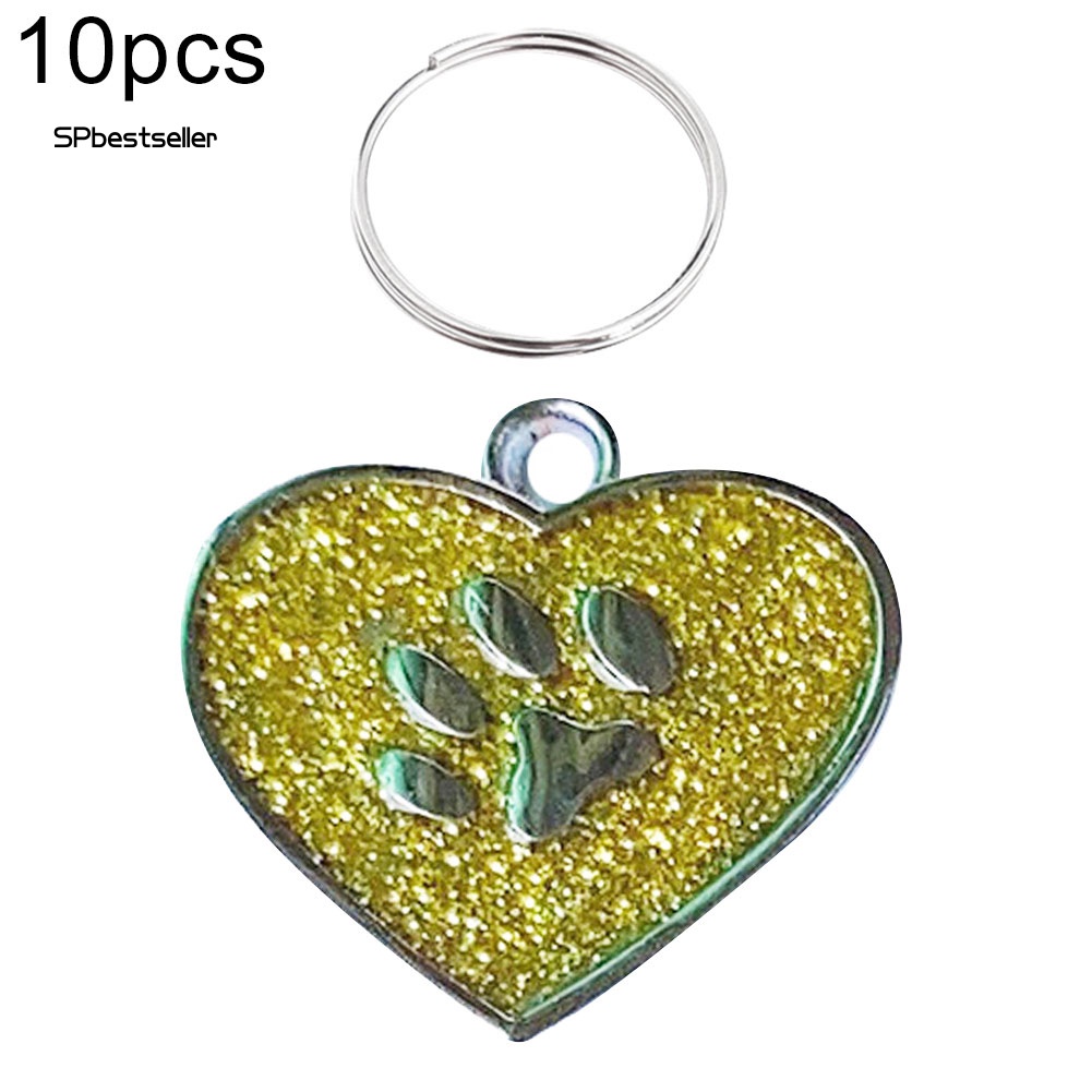 Set 10 Móc Khóa Hình Trái Tim Xinh Xắn Dễ Thương