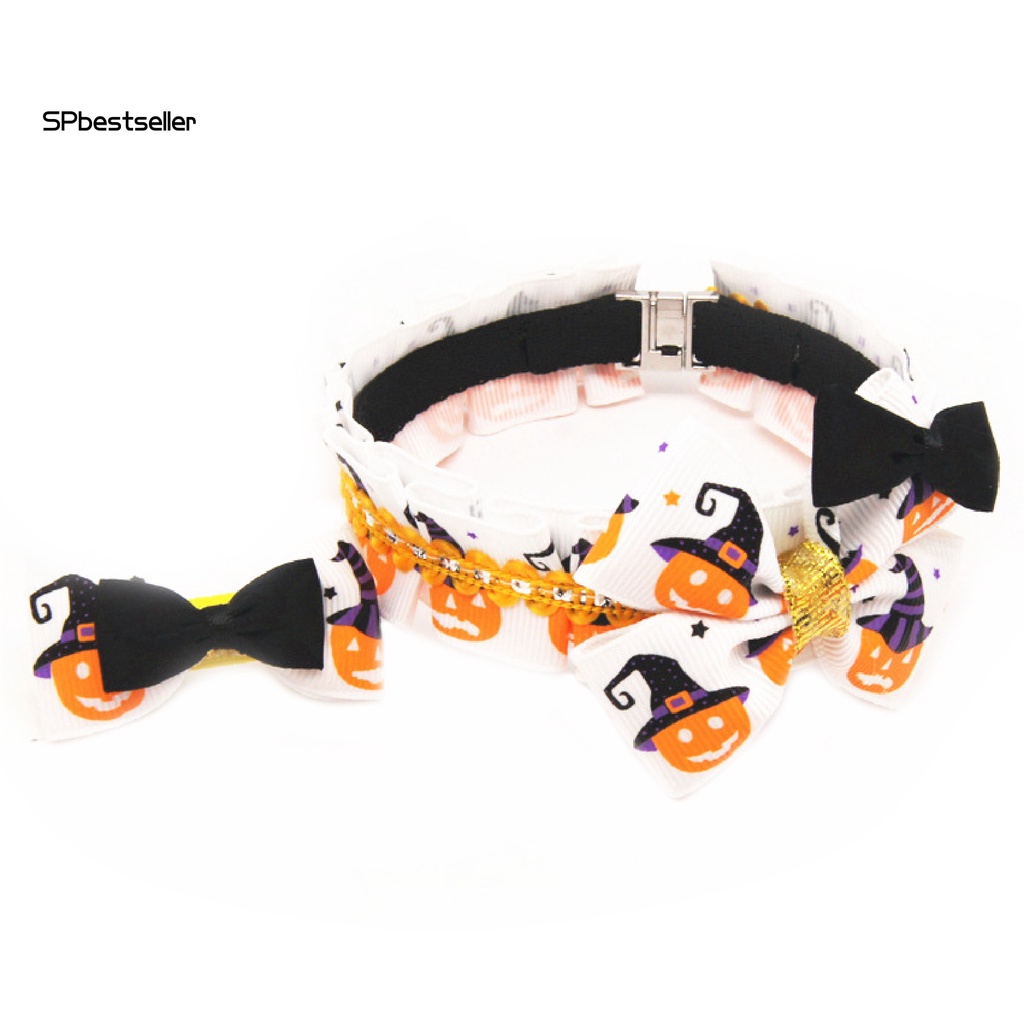 1 Bộ Vòng Cổ Nơ Thân Thiện Với Da Không Mùi Thân Thiện Với Da Cho Mèo Phá Vỡ / Halloween