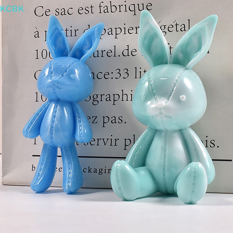 Khuôn Silicone Làm Móc Khóa Hình Thỏ / Stitch Đáng Yêu