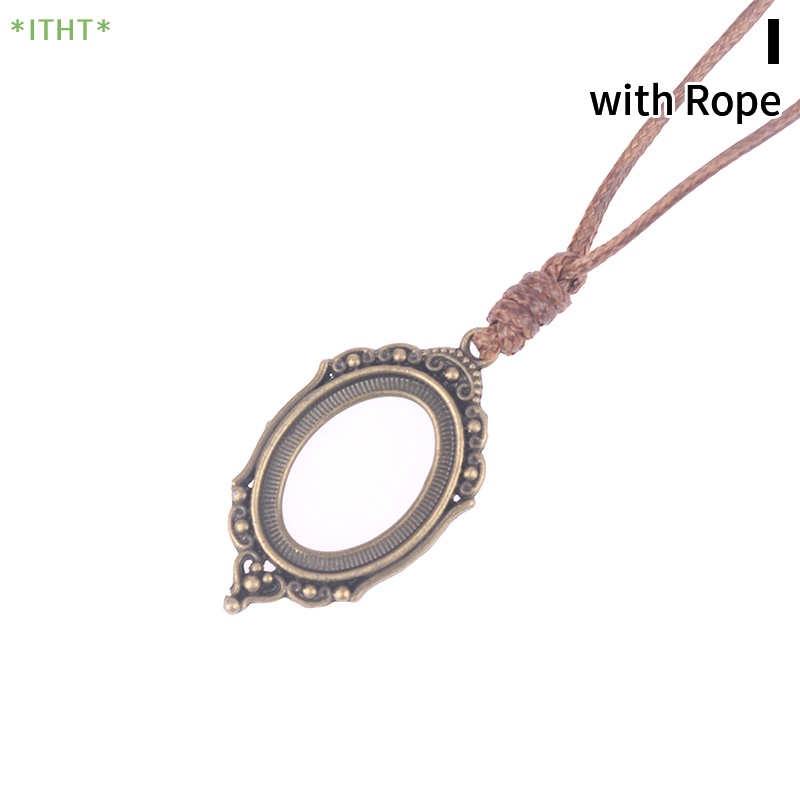 Khay Làm Mặt Dây Chuyền Hình Oval 18 * 25mm DIY Mới