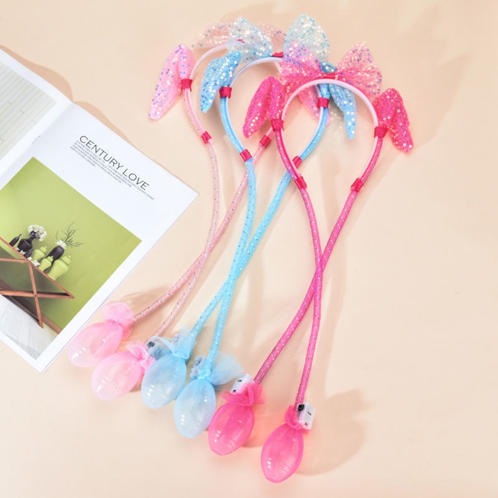 Băng Đô Tai Thỏ Lấp Lánh Cho Bé