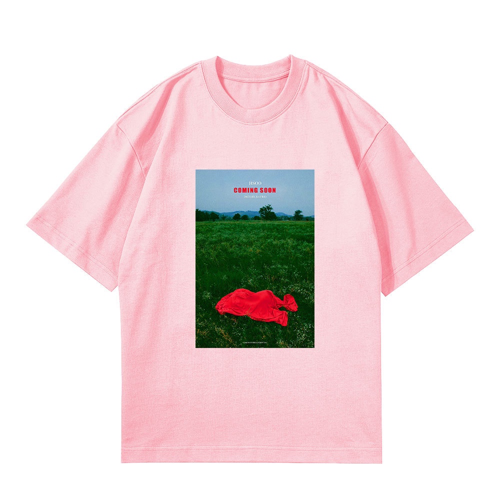 Áo Thun In Hình Hoa KPOP BLACKINK JISOO