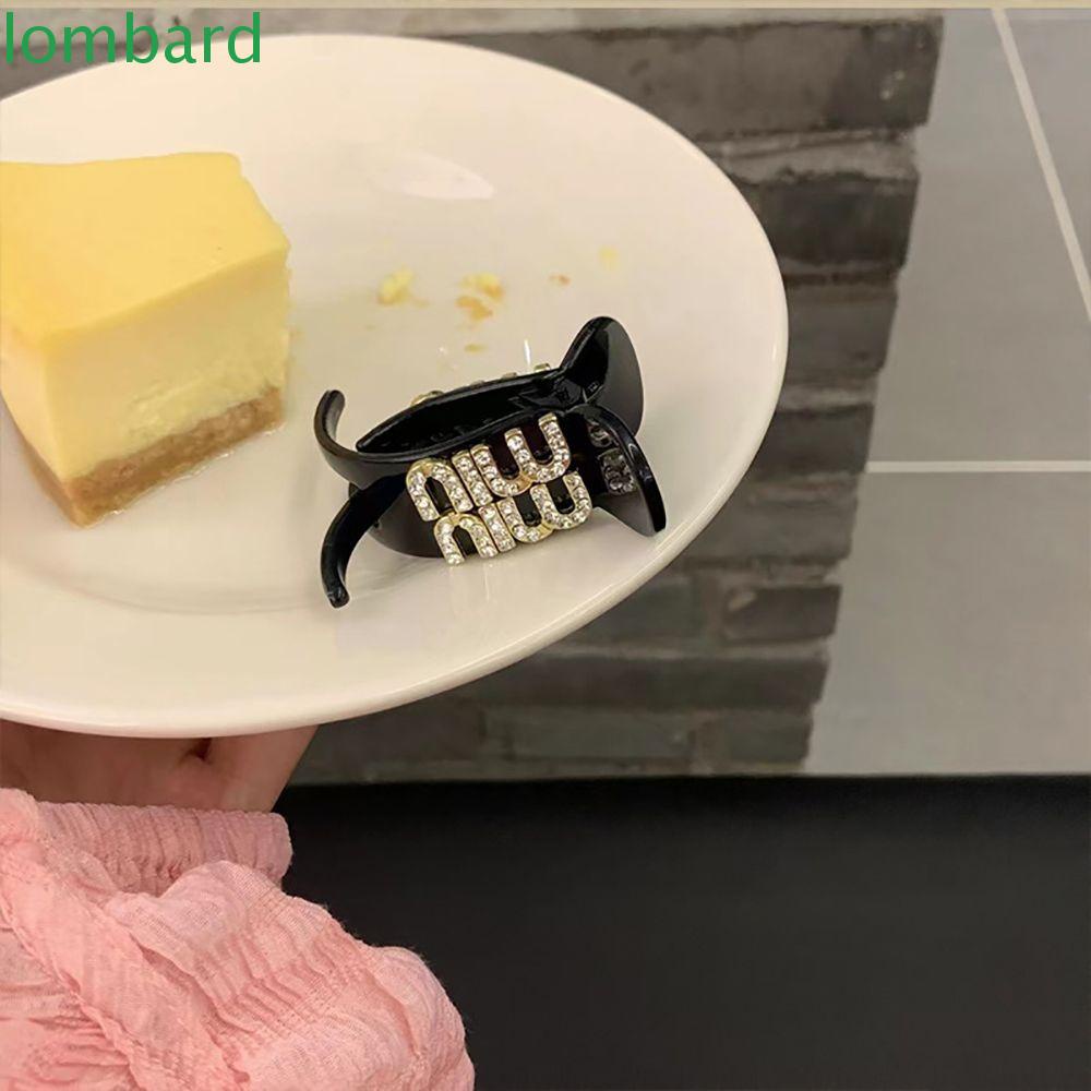 Kẹp Tóc Càng Cua Bằng Nhựa In Chữ Phong Cách Hàn Quốc Cho Nữ